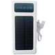 УМБ Power Bank Solar 50000mAh повербанк 4 в 1 с солнечной панелью, экраном, фонариком White (11223) - изображение 2