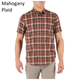 Рубашка 5.11 HUNTER PLAID SHORT SLEEVE SHIRT, 71374 Medium, Atlas Plaid - изображение 3