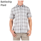 Рубашка 5.11 HUNTER PLAID SHORT SLEEVE SHIRT, 71374 Large, Mahogany Plaid - изображение 9