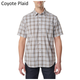 Рубашка 5.11 HUNTER PLAID SHORT SLEEVE SHIRT, 71374 Medium, Engine Red Plaid - изображение 10