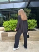 Костюм женский рубашка и брюки K&ML 573 L - XL ( 48 - 50 ) Черный ( 573 - 04 ) - изображение 3