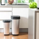 Мусорное ведро Rotho Art Twist 50L серебристый - изображение 9