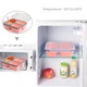 Универсальный складной Ланч Бокс на 3 секции со столовым прибором collapsible silicone lunch box Розовый - изображение 5