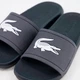 Мужские шлепанцы для пляжа Lacoste 556805117 46 (12) 30 см Синие (1159786076) - изображение 2