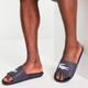 Мужские шлепанцы для пляжа Lacoste 556805117 46 (12) 30 см Синие (1159786076) - изображение 6