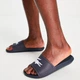 Мужские шлепанцы для пляжа Lacoste 556805117 46 (12) 30 см Синие (1159786076) - изображение 7