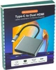 Адаптер Blueendless USB Type-C - 2xHDMI 4K 60Hz (CA913831) - зображення 3