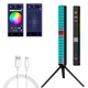 Світильник музичний еквалайзер 32 LED 3D з Bluetooth АКБ тринога, D-10-RGB - зображення 2