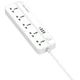 Удлинитель сетевой Ldnio SC5415 фильтр 5 розеток + 3 USB + 1 Type-C - изображение 1