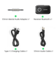 Bluetooth 5.3 приймач Ugreen CM596 з 3.5 mm AUX виходом і мікрофоном для магнітоли, колонок (90748) - зображення 10