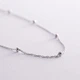 Серебряное колье "Шарики" 908-01224 Онікс 38 - зображення 3