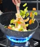 Cковорода WOK Benson 30 см с антипригарным мраморным покрытием и крышкой - изображение 4