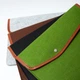 Чехол для ноутбука 11.6" Felt Button Series Зеленый - изображение 4