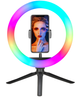 Кольцевая LED лампа XO BGD007/MJ26 RGB черный - изображение 1