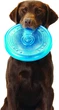 Игрушка для собак Petstages Orka Летающая тарелка, голубая, 22.5 см - изображение 3