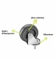 Уборочное ведро на колесах с отжимом синее Uctem HTS731B - изображение 4