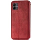 Шкіряний чохол-книжка GETMAN Cubic (PU) для Samsung Galaxy A05 Червоний - изображение 2