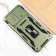 Ударостійкий чохол Camshield Army Ring для Xiaomi Poco X5 Pro 5G / Note 12 Pro 5G Оливковий/Army Green - изображение 6