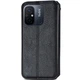 Чохол книжка на Xiaomi Redmi 12C / для Ксяомі, сяомі, ксіомі редмі 12с штучна шкіра Чорний - зображення 2
