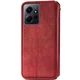 Чехол книжка на Xiaomi Redmi Note 12 4G / для Ксяоми, сяоми, ксиоми редми ноте 12 искусственная кожа (Красный) - изображение 2