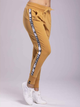 Spodnie dresowe damskie TREC WEAR TRECGIRL 003 JOGGER STRIPE M Beżowe (5902114035587) - obraz 1