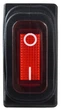 Перемикач LSW36 3PIN червоний з фіксацією та підсвічуванням IP45 ON-OFF 15A 250VAC "LEMANSO" KCD3-10 - зображення 2