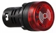 Сигнализатор звуковой (зуммер) 22мм красный LED 220V АC [A0140030159] AD22-22 BM/r АСКО - изображение 3