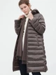 Пуховик зимний длинный женский Uniqlo 715933082 XS Коричневый (1159785841) - изображение 1