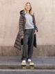 Пуховик зимний длинный женский Uniqlo 715933082 XS Коричневый (1159785841) - изображение 5