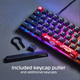 Klawiatura przewodowa HyperX Alloy Origins 65 HX czerwona USB czarna (4P5D6AA) - obraz 11