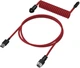 Kabel HyperX USB Type-C - Type A Coiled Cable 1.37 m Red/Black(6J677AA) - obraz 1