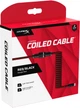 Kabel HyperX USB Type-C - Type A Coiled Cable 1.37 m Red/Black(6J677AA) - obraz 3