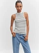 Топ женский Mango Feta2 57012885-01 XL Белый (8445922612559) - изображение 1