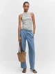 Топ женский Mango Feta2 57012885-01 XL Белый (8445922612559) - изображение 3