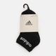 Набор мужских носков коротких хлопковых Adidas T Lin Ankle IC1305 40-42 3 пары Black (4066746416426) - изображение 2
