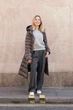 Пальто Uniqlo ULTRA LIGHT DOWN розмір XXL коричневе (453357) - изображение 18