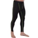Штаны мужские компрессионные тайтсы мужские Zelart 500-1 размер 3XL (52-54) Black-Green - изображение 2