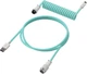 Кабель HyperX USB Type-C - Type A Coiled Cable 1.37 м Light-Green/White (6J681AA) - зображення 1