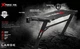 Эргономичный игровой геймерский компьютерный стол Xtrike Me DK-01 с подстаканником Черный - изображение 4