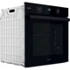 Духовой шкаф Whirlpool электрический, 71л, A+, дисплей, конвекция, телескопические направляющие, пар, черный (OMSR58CU1SB) - изображение 5