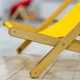 Шезлонг из фанеры FlexiLounge (Желтый) - изображение 3