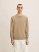 Пуловер Tom Tailor BASIC CRIGHT SPLASHY SAND ME XXXL Бежевий 1027661-30317 - зображення 1