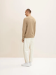 Пуловер Tom Tailor BASIC CRIGHT SPLASHY SAND ME XXXL Бежевий 1027661-30317 - зображення 2