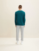 Пуловер Tom Tailor BASIC CREW NECK SWEATER M Зелений 1027661-30316 - зображення 2