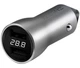 Автомобильное зарядное устройство Zmi Car Charger with Display 18W серый - изображение 2