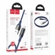 Кабель з екраном HOCO S51 USB (m) - Lightning (m) 1.2м нейлоновий синій - зображення 4