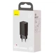 Сетевое зарядное устройство Baseus GaN Lite 65W 1USB + Type-C (CCGAN2L-B01) черное - изображение 4