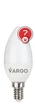 LED лампа VARGO C37 7W E14 665lm 4000K (V-110526) - зображення 2