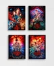Набор постеров Stranger Things / Очень странные дела / 4 шт А3 - изображение 1