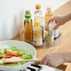 Піднос з обертом 360 для кухні, ванни Lazy Susan діаметр 29.2 прозорий - изображение 3